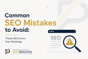 seo mistakes to avoid by PSS Canada